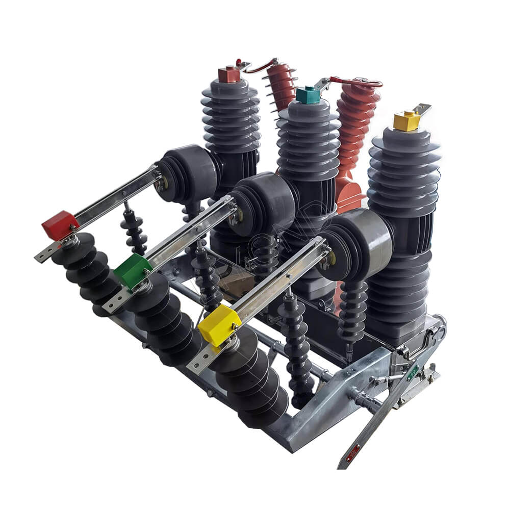 24kV กลางแจ้งแรงดันสูงอัจฉริยะสามเฟสเสาติดตั้งวงจรเครื่องดูดฝุ่น Auto recloser