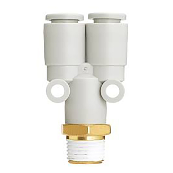 KQ2U / KQ2UD ซีรีส์ Y-Type ข้อต่อพุชอินหลายพอร์ตเชื่อมต่อ